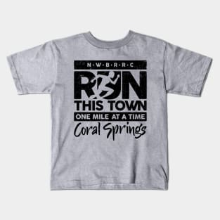 NWBRRC "Run this Town" (Coral Springs) Kids T-Shirt